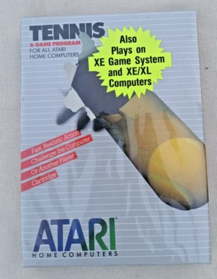 Tennis Cartridge Atari 400/800/XL/XE NOS - Excellent condition - Image 1 of 4