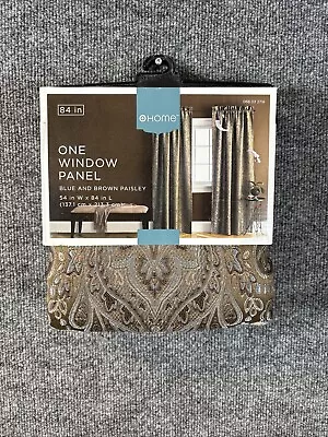 Home from Target Blue and Brown Paisley 54"x84" - Image 1 of 2