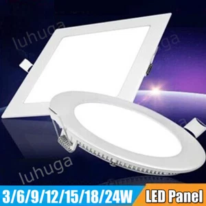 Pannello LED faretto da incasso ultra slim piatto plafoniera incasso faretti set - Foto 1 di 28