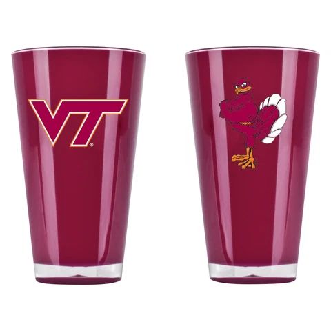 Virginia Tech Hokies Tumbler Cup Insulated FREE Ship 20oz Acrylic NCAA Licensed Cover