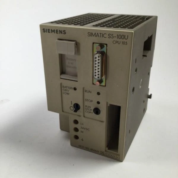 SIEMENS - 6ES5103-8MA01 - Simatic S5 CPU 103 Processor Unit - Used - Photo 1/1