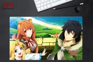 The Rising of the Shield Hero Group Card Playing Desk Mat - Picture 1 of 1