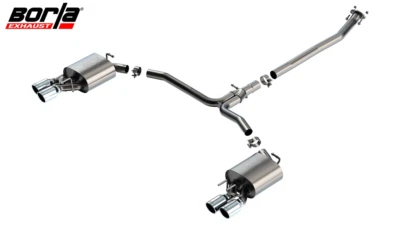 Borla S-Type Catback Exhaust w/ 3.5" Chrome Tips For 18-24 Toyota Camry XSE 2.5L Foto 1 de 4