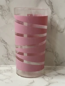 Taza remolino rosa plástico Tully de colección 16 oz vidrio plástico - Imagen 1 de 8
