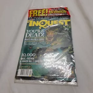 INQUEST GAMER Oct 2000 #66 Factory Sealed w Magic the Gathering Card - Picture 1 of 11
