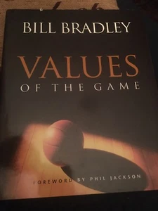 New York Knicks BILL BRADLEY Signed Auto VALUES OF THE GAME 1998 Hardcover Book - Picture 1 of 5