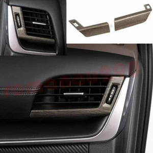 For Nissan Rogue 2021-2023 Wood Grain ABS Center Console Air Outlet Cover Trim - Picture 1 of 3