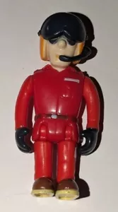 Fireman Sam Tom Thomas air pilot Toy Action figure 3.5" Prism 2005 EUC - Picture 1 of 3