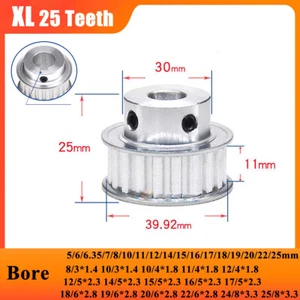 XL 25 dientes correa de distribución polea diámetro de rueda síncrono 5-25 mm para correa de 10 mm de ancho - Imagen 1 de 45