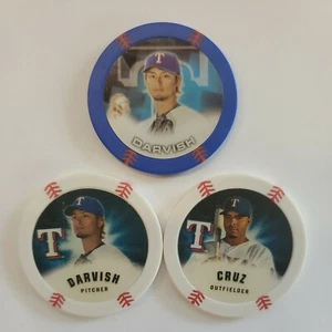 Topps MLB Chipz Texas Rangers Lot 2013/2014 - Yu Darvish - Nelson Cruz - Picture 1 of 5