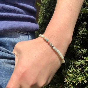 Amazonit Armband 4mm FARBEN GEMISCHT! - Bild 1 von 4