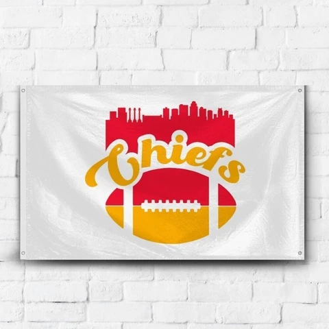 Kansas City Chiefs Fans 3x5ft Flag NFL Football Champions Banner Gift Wall Decor Cover