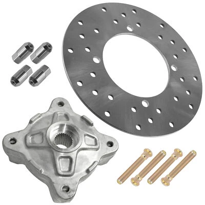 Front  Wheel Hub & Brake Disc Kit for Polaris RZR 800 2011 2012 2013 QTY10 - Image 1 of 4