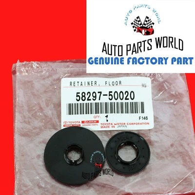 GENUINO TOYOTA LEXUS ALFOMBRA REPARACIÓN OJAL PARA ALFOMBRILLA GANCHO AGUJERO 58297-50020 Foto 1 de 2