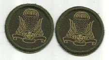 Canadian Airborne Regiment Obsolete Combat Cloth Cap Badge Pair