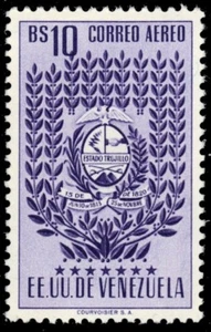 VENEZUELA C481 - Merida Wappen und Kirche "Luftpost" (pb61461) - Bild 1 von 1