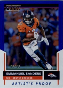 Emmanuel Sanders 2017 Score Artist's Proof #2 Broncos 06/35 - Casi nuevo - Nuevo - Imagen 1 de 2
