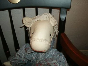 Handmade Horse dressed in prairie dress w bandana - Picture 1 of 7