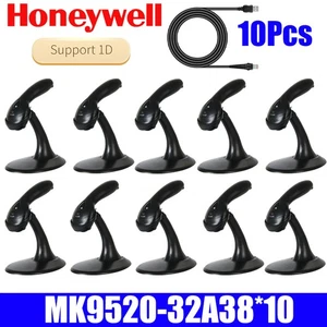 Escáner de código de barras portátil Honeywell Voyager MK9520-32A38 10 PIEZAS con cable USB - Imagen 1 de 8