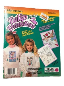 NEW 1990 Tulip Floral Collection Iron-On Fashion Transfer 14x17 Vntg Paintable - Picture 1 of 2