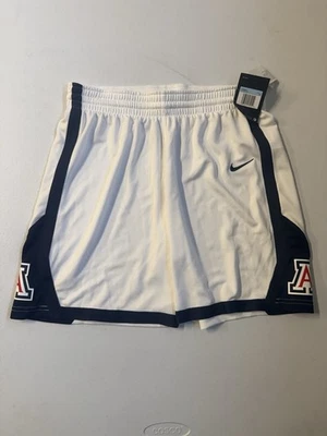 New Nike Arizona Wildcats Basketball Elite Short Women's Medium White AV2251 $45 - Image 1 of 3