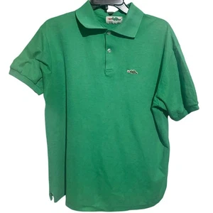 Vintage 70’s Sears Green Dragon Single Stitch Polo Size Large - Picture 1 of 7