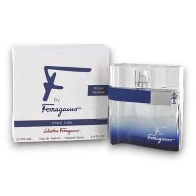 F Free Time de Salvatore Ferragamo, 3,3/3,4 OZ eau de parfum spray para hombres Foto 1 de 4
