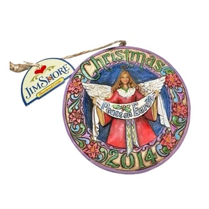 Jim Shore 2014 Peace On Earth Hanging Ornament 4041086FD - Enesco 3” - Picture 1 of 12