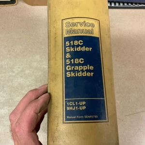 CAT Caterpillar 518C SERVICE SHOP REPAIR MANUAL LOG SKIDDER GRAPPLE sn 1CL 9HJ - Picture 1 of 10