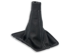 FOR TOYOTA CELICA V T180 90-93 GEAR SHIFT BOOT GAITER LEATHER STITCH GRAY - Picture 1 of 4