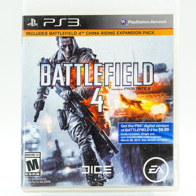 Battlefield 4 - PlayStation 3 w/ China Rising Expansion Pack PS3 Clean