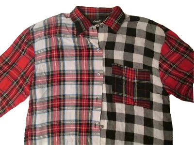 Opciones Blusa Top Mujer Rayón Transparente Cuadros Ver Foto Medidas #F1 Foto 1 de 4