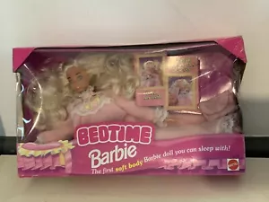 Vintage 1993 Mattel Bedtime Barbie Doll Soft Body #11079 NIB NRFB - Picture 1 of 6