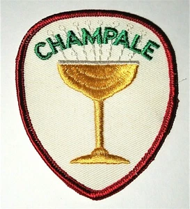 Rare Champale Malt Liquor Beer Jacket Hat patches New NOS 1970s - Picture 1 of 3