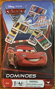 Disney Pixar Cars 2 - 28 Plastic Dominoes with Collectible Tin Brand New Sealed - Picture 1 of 6