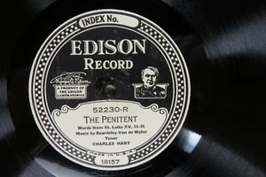 Charles Hart - EDISON ELECTRIC 52230 - The Penitent & The Lord Is My Light - Picture 1 of 4