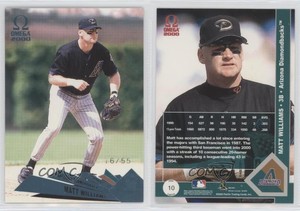 2000 Pacific Omega Platinum Blue /55 Matt Williams #10