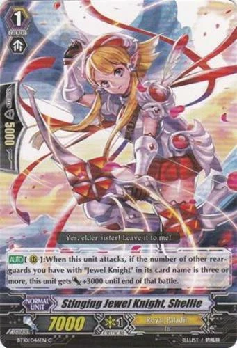 1 x Stinging Jewel Knight, Shellie - BT10/046EN - C Near Mint / Mint, English - Image 1 of 1