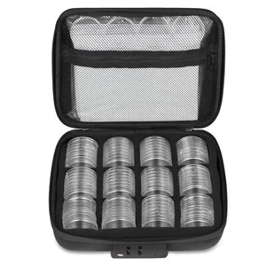 MUODR 46mm Coin Holders for Collectors Coin Storage Case with Lock100 Pieces ... - Bild 1 von 7