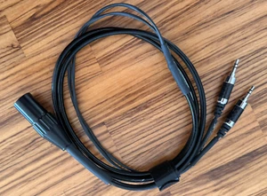 Moon Audio XLR Black Dragon kabel do słuchawek ogniskowych - Zdjęcie 1 z 3