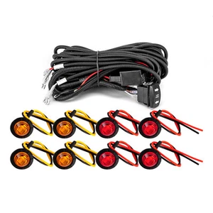 WSAYS Key On Turn Signal Wiring w/amber&red led For Yamaha YXZ1000R/Viking/Rhino - Picture 1 of 11