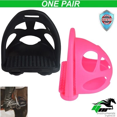 YNR Paar Sicherheits-Zehenkäfig-Steigbügel robuster Kunststoff leichte Matrix-Steigbügel