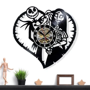 Nightmare Before Christmas Vinyl Wall Clock - Retro Decor - Perfect Gift - Picture 1 of 5