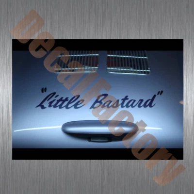 DECALFACTORY Aufkleber James Dean Little Bastard Set Porsche 356 550 956 911 Wunschfarbe