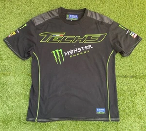 Yamaha Tech 3 Monster Energy schwarz Grafikdruck Motorrad Rennsport T-Shirt 2XL - Bild 1 von 9