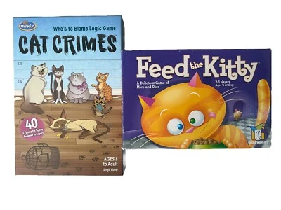 Thinkfun Cat Crimes Quién tiene la culpa Juego de lógica y alimenta al gatito dados y ratones Foto 1 de 4