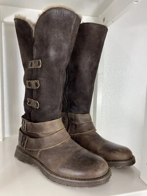 Bos. & Co. Bota Alta Feminina 38 Alças Design Envoltório Pele Sintética Polida The Capri - Imagem 1 de 4