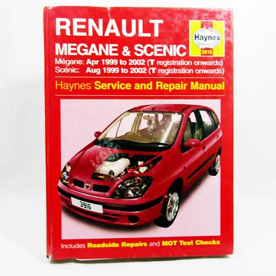 Haynes Renault Megane & Scenic Service And Repair Manual No.3916. 1999 to 2002 - Image 1 of 4