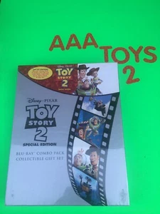 DVD DISNEY Sealed TOY STORY 2 Blu Ray Combo Collectible Gift Set Litho Book  - Imagen 1 de 2