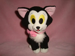 Disney Black & White Cat Figaro with pink Bow Plush 6" - Imagen 1 de 5